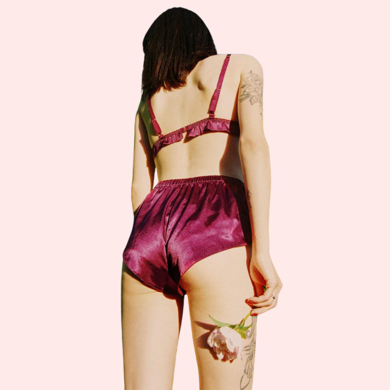 Timeless Pure Silk Satin Lingerie Set for Women Snazzyway